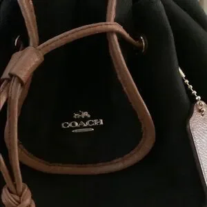 Coach | Bags | Coach Black Canvas Backpack Flaw | Poshmark display picture 1